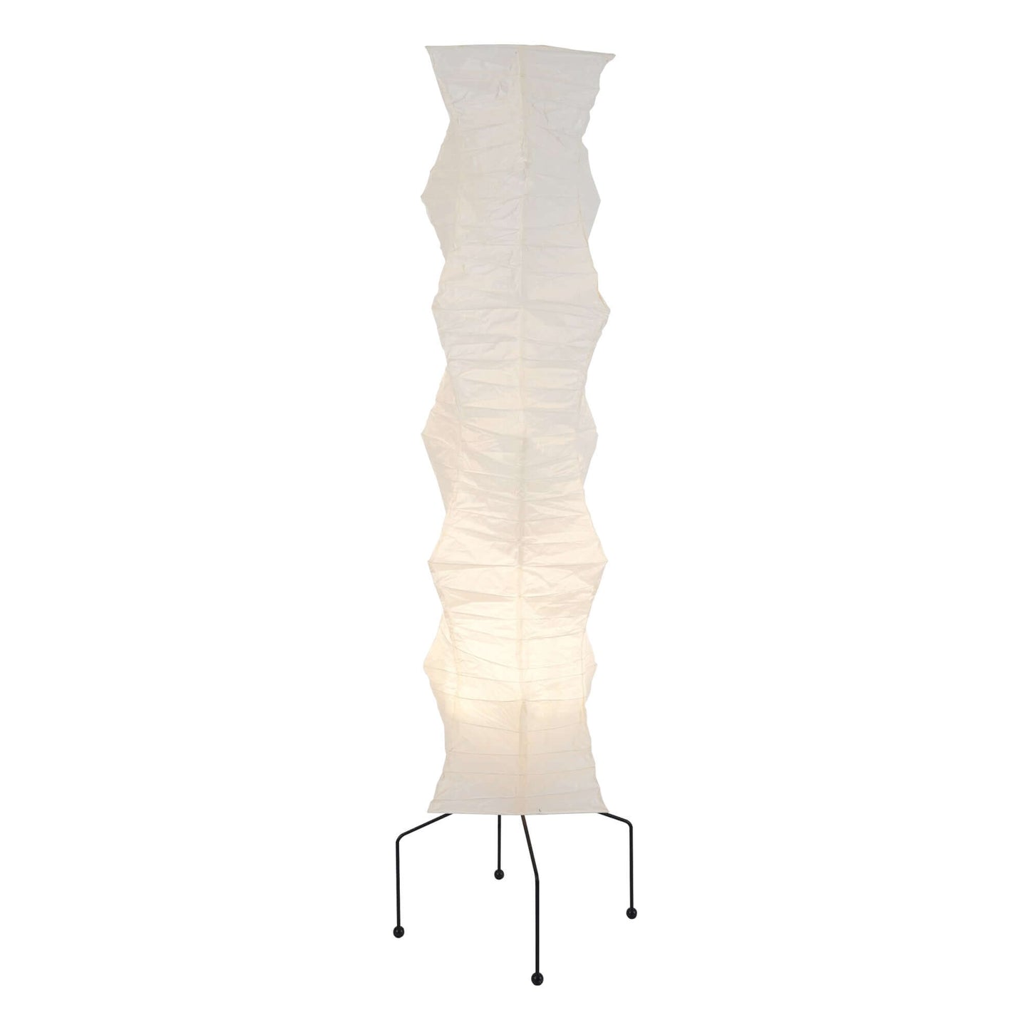 Elegant Paper Floor Lamp with Diffused Lighting