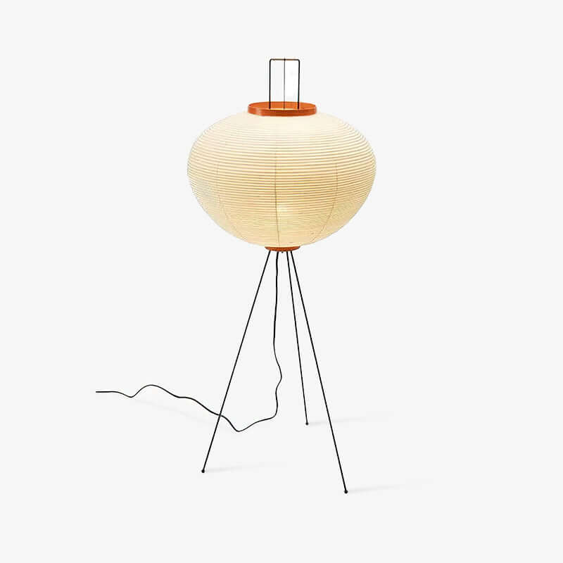 Elegant Paper Floor Lamp with Diffused Lighting