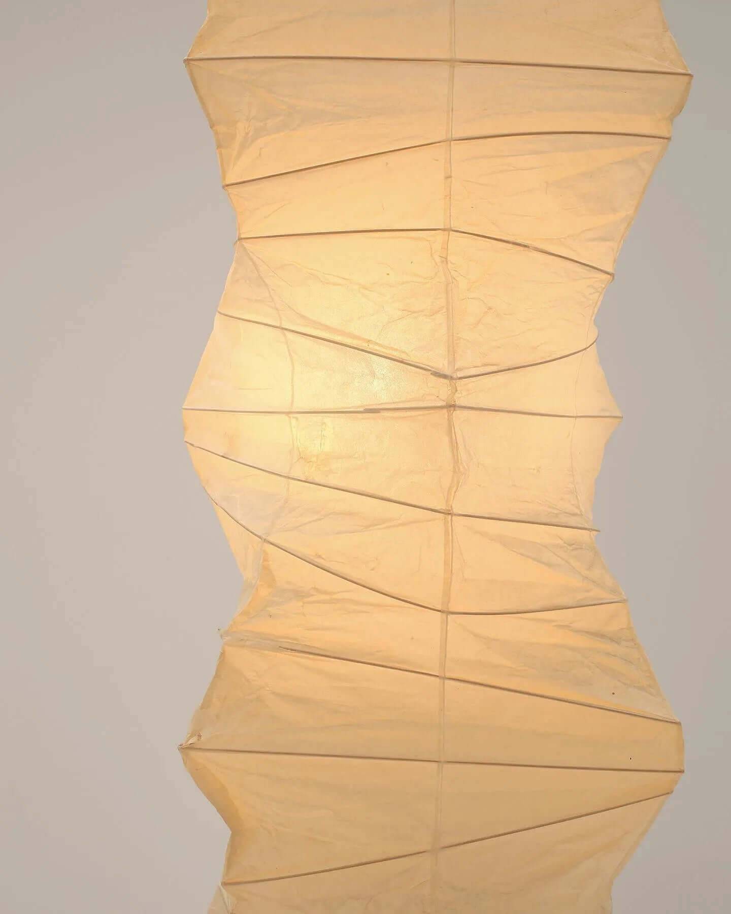 Elegant Paper Floor Lamp with Diffused Lighting