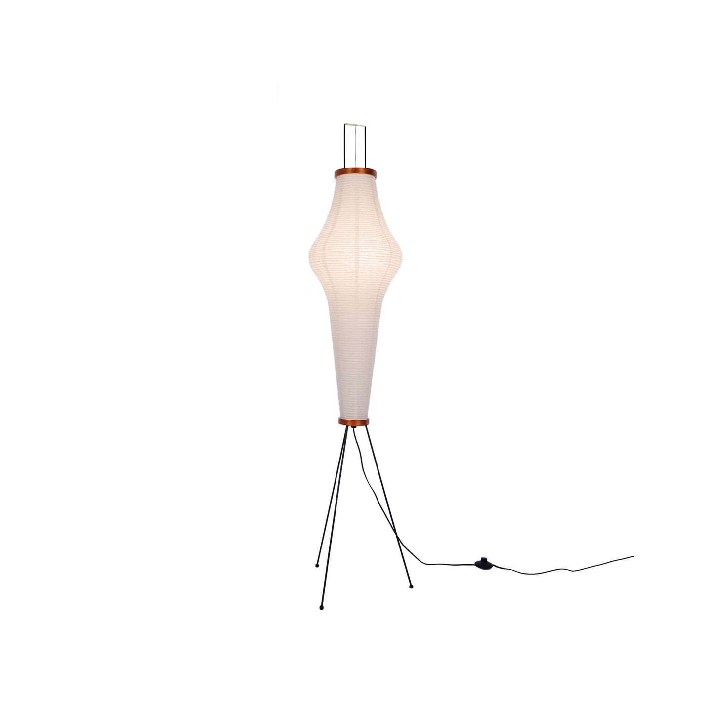 Elegant Paper Floor Lamp with Diffused Lighting