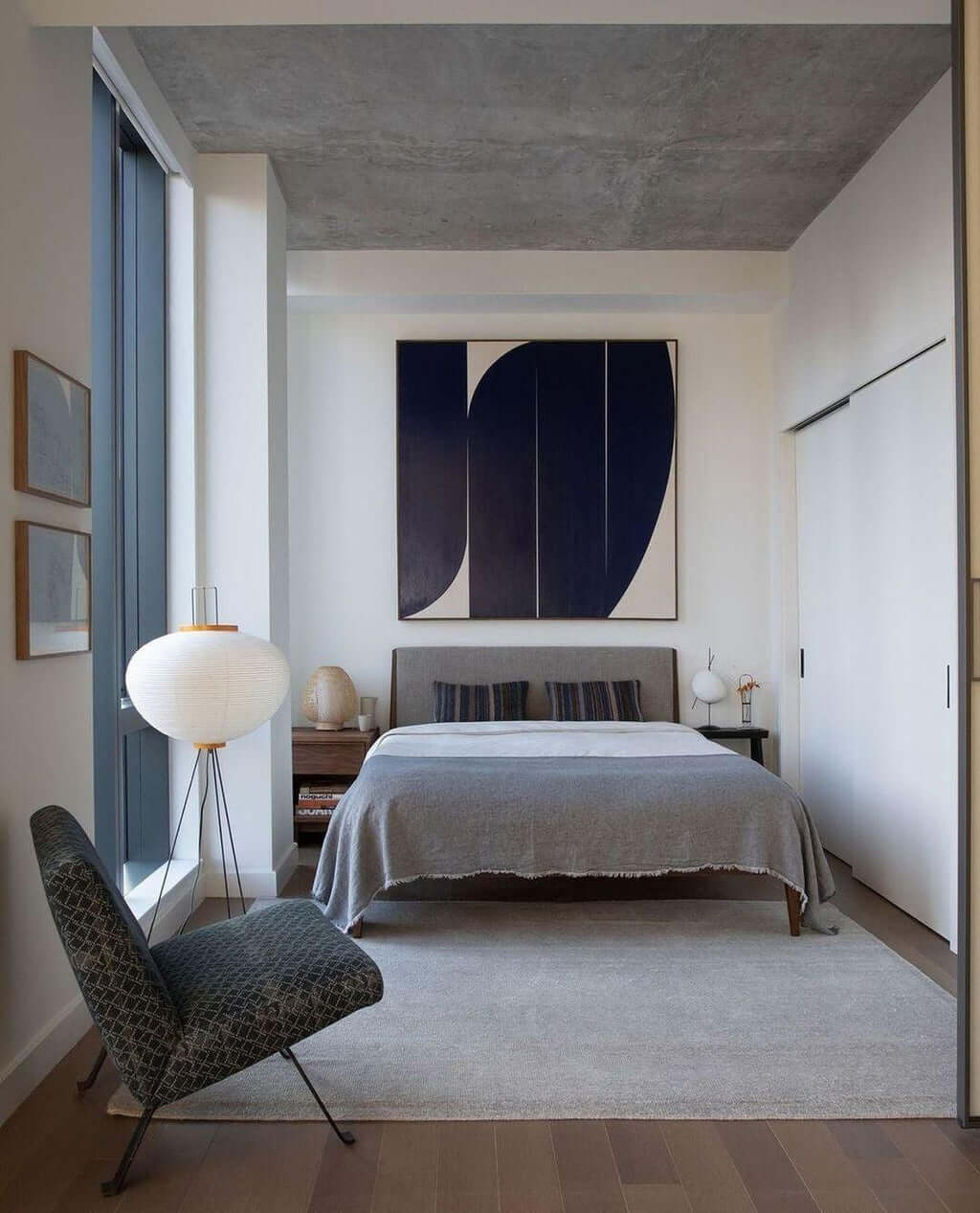 Elegant Paper Floor Lamp with Diffused Lighting