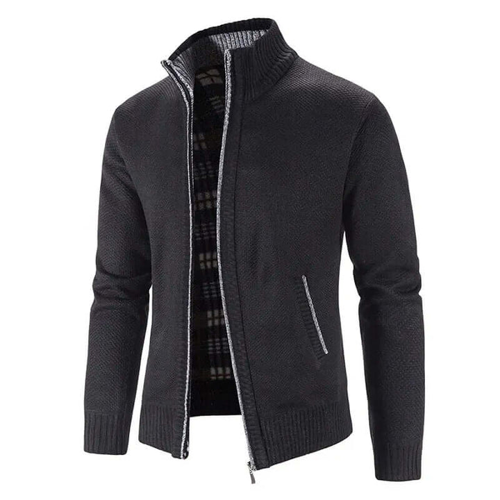 Men's Knitted Cardigan - Warm & Stylish