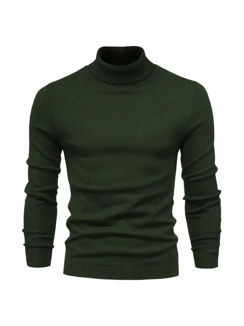 Men's Turtleneck Jumper - Warm Winter Pullover