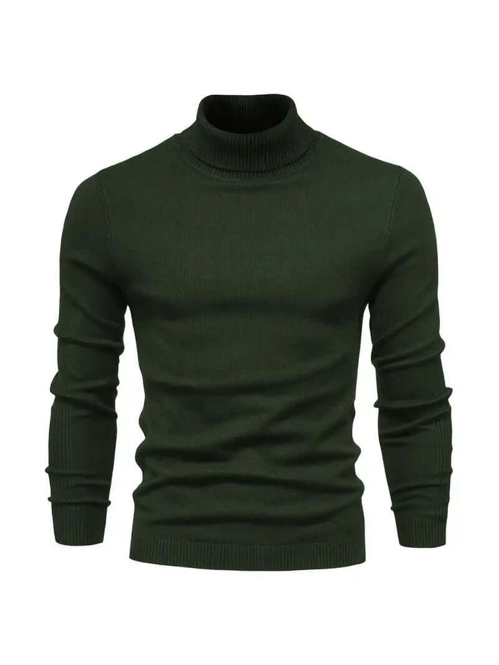 Men's Turtleneck Jumper - Warm Winter Pullover