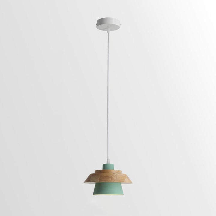 Natural Stone & Wood Pendant Lamp