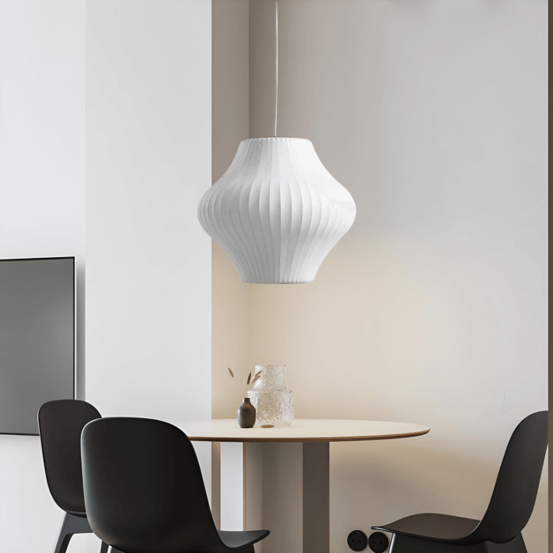 Modern Silk Pendant Light