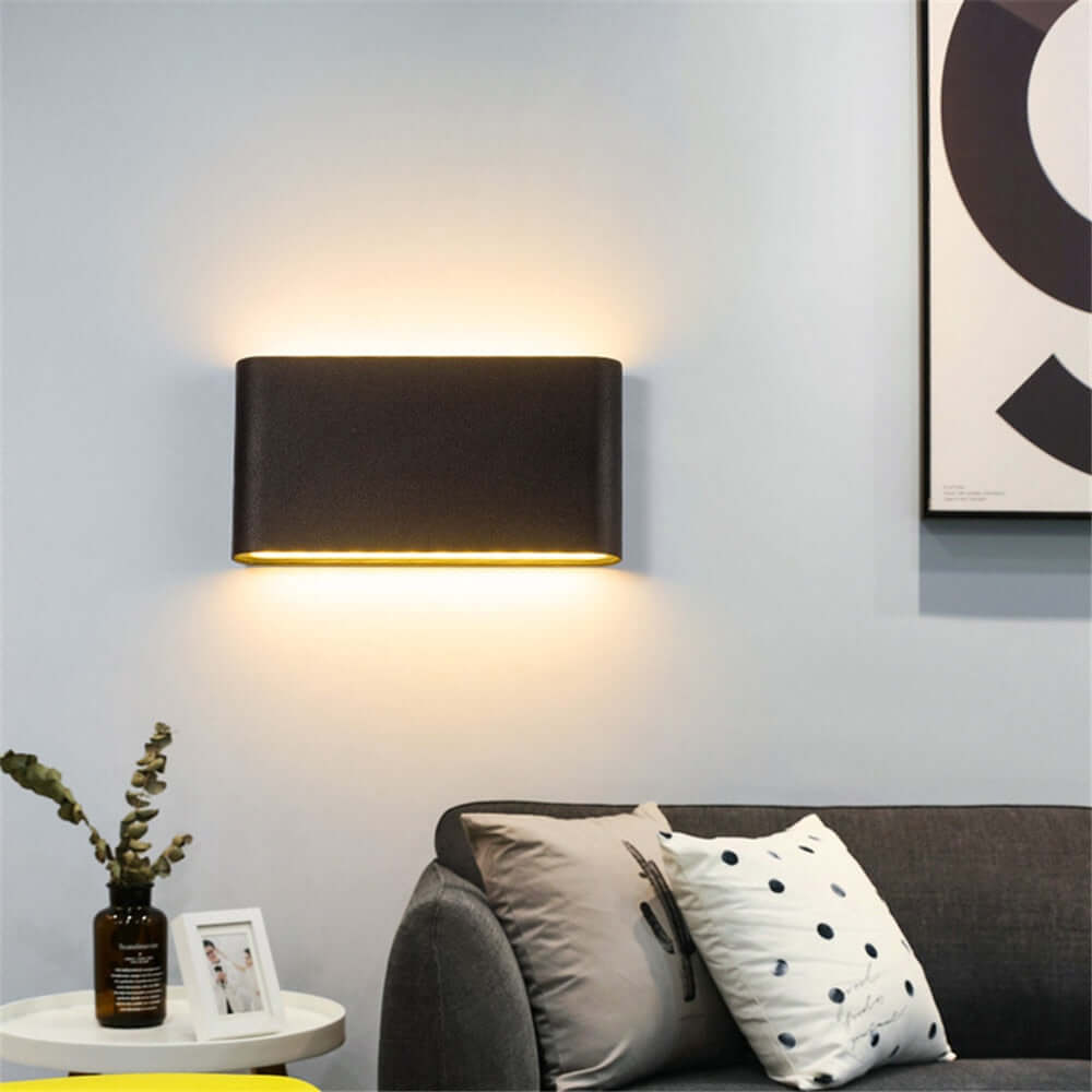 Modern LED Outdoor Wall Sconce Up Down Light Fixture