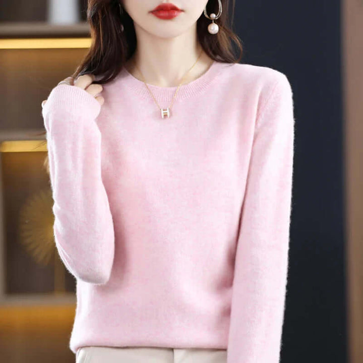 Pure Cashmere Knitted Sweater