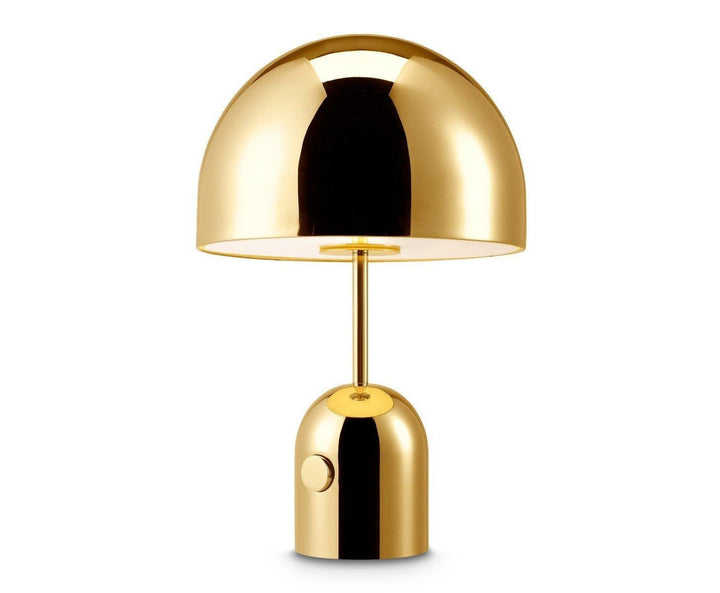Modern Acrylic & Metal Bell Table Lamp