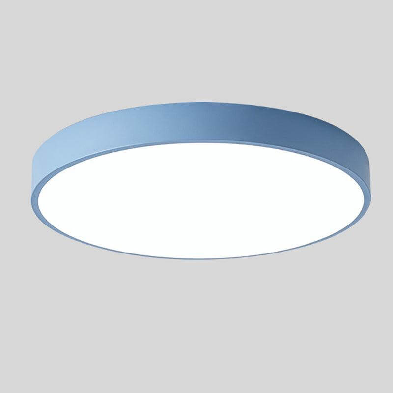 Modern Wooden Round LED Ceiling Light Fixture
