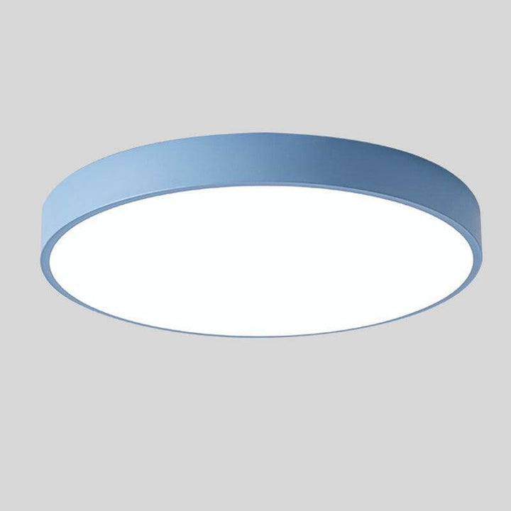 Modern Wooden Round LED Ceiling Light Fixture