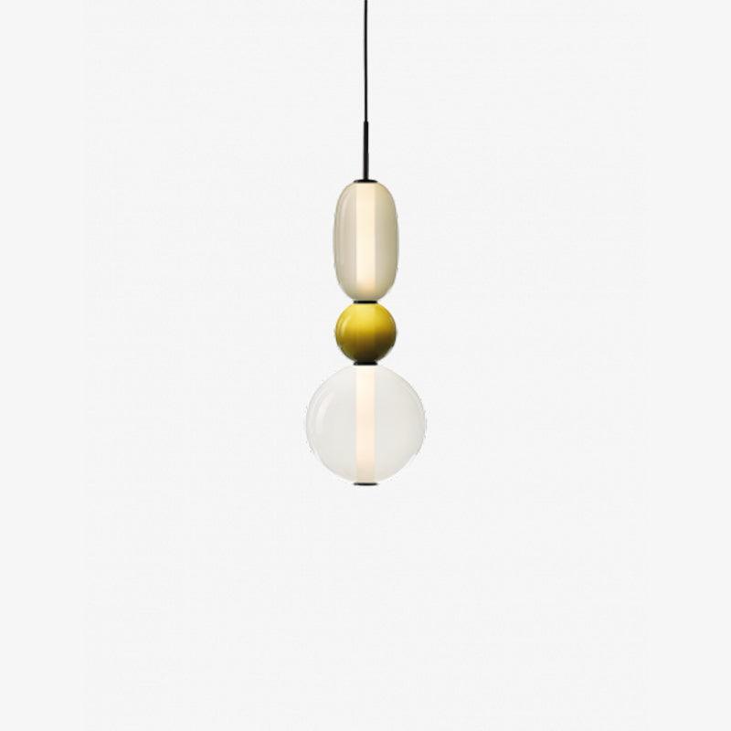 Colorful Glass Pendant Light - Modern Hanging Lamp