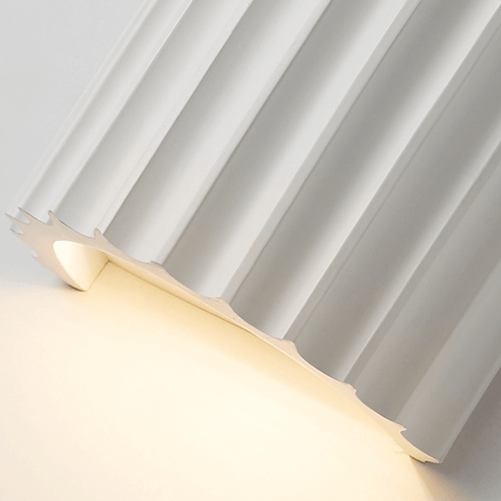 Modern Semi-Circular Resin Wall Sconce