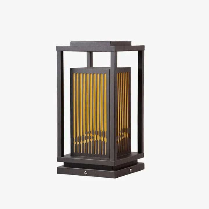 Solar LED Outdoor Post Light, Waterproof Garden Lamp