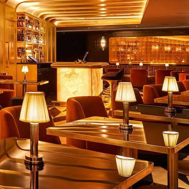 Cordless LED Metal Table Lamp