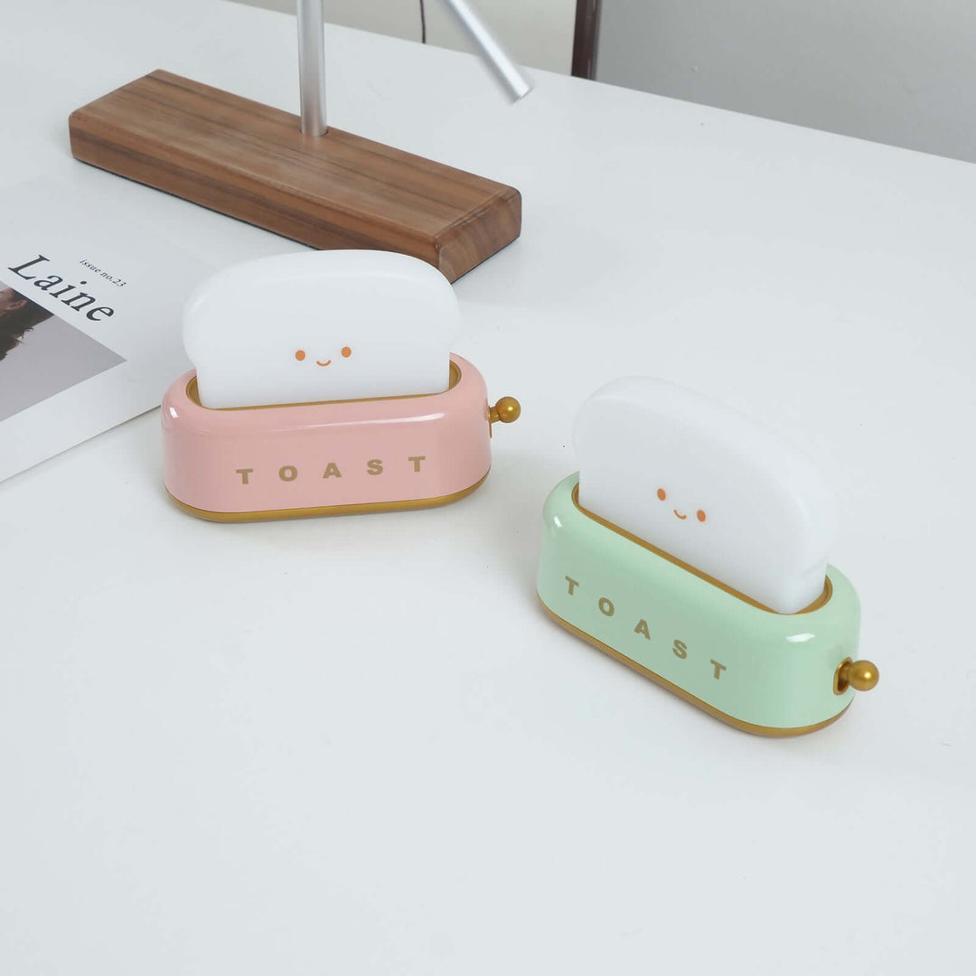 Rechargeable Toaster Lamp, Battery Desk Light