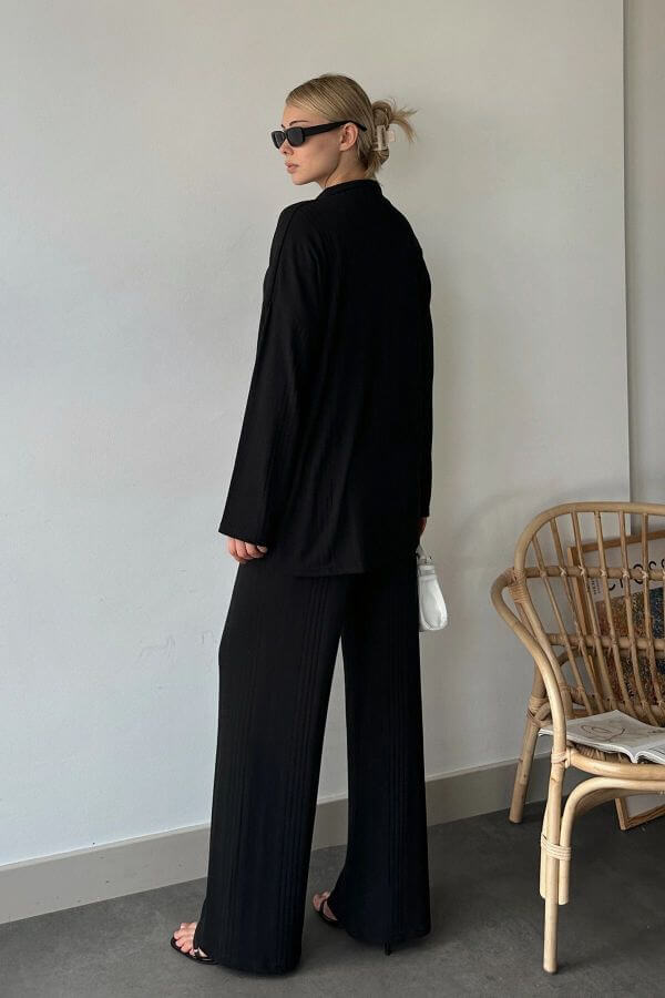 Women's Ribbed Knit Lounge Set