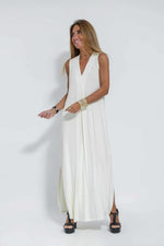 Dress + Cardigan - White