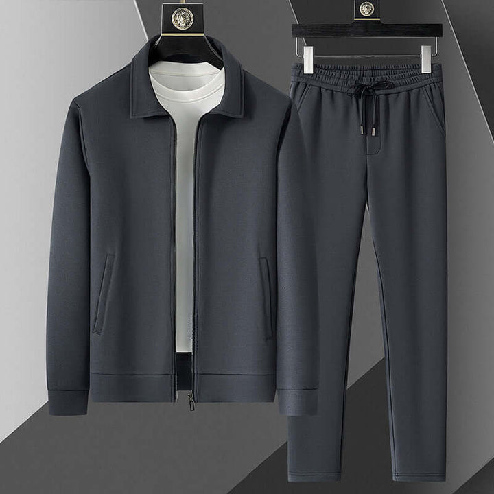 Men's Slim Fit Cotton Blend Hoodie and Joggers Set