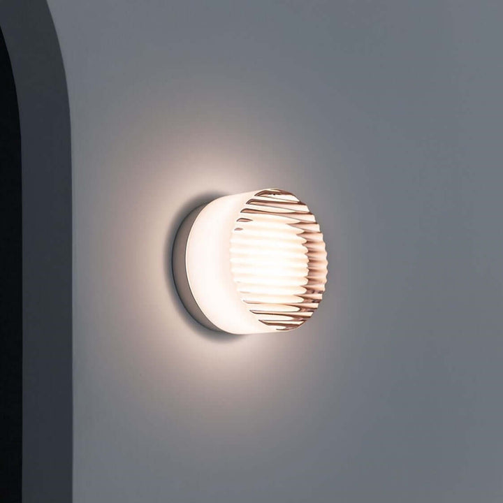 Modern Round LED Wall Light - Indoor/Outdoor