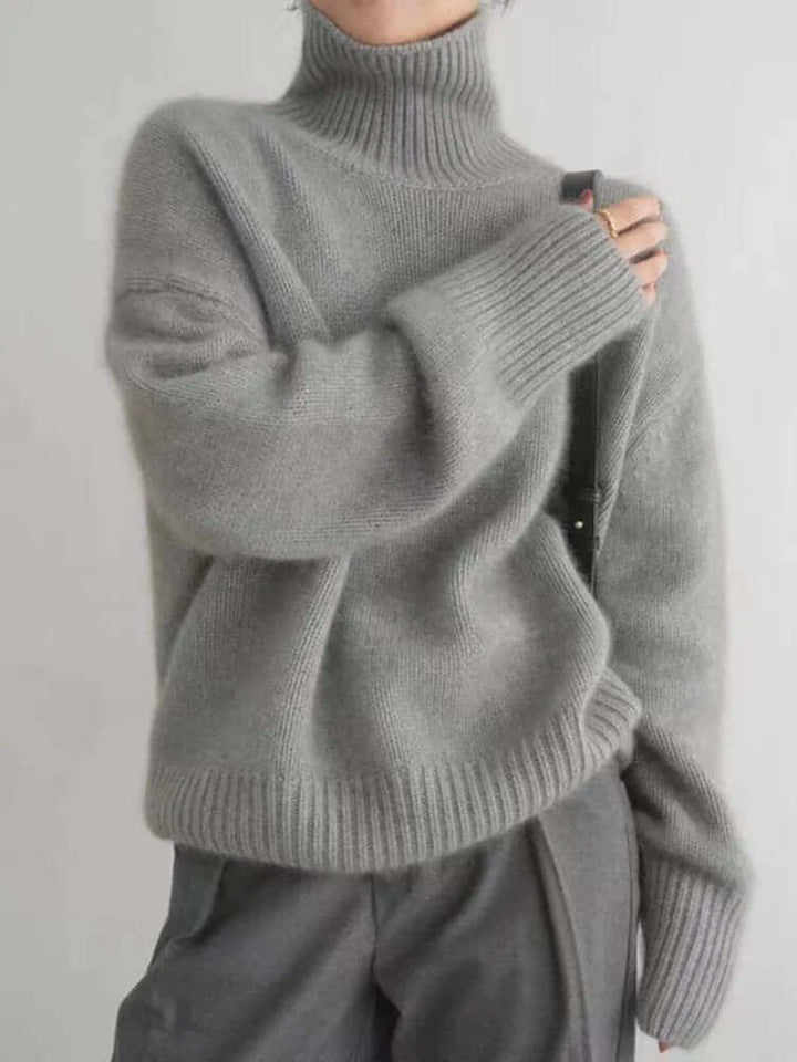 Women's High Collar Sweater