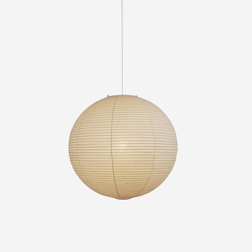 Japanese Cotton Paper Pendant Lamp with Steel Wire