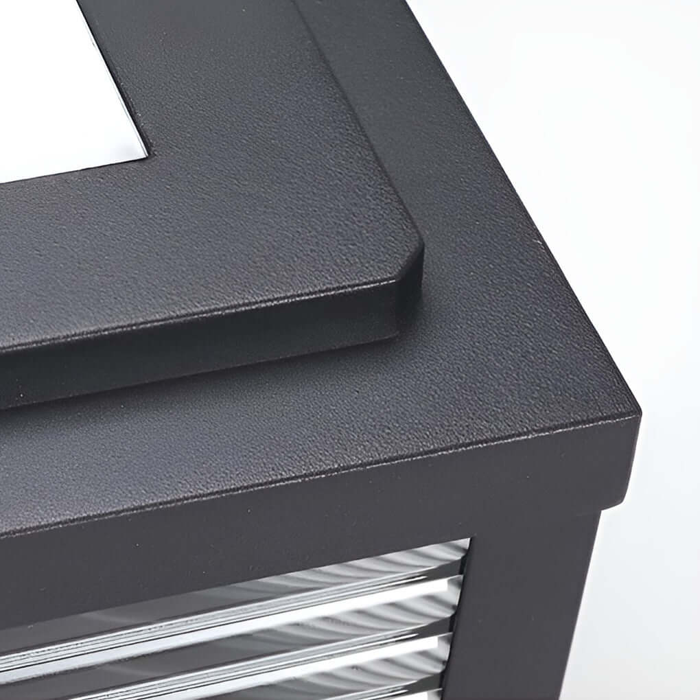 Modern Outdoor LED Pillar Mount Post Light