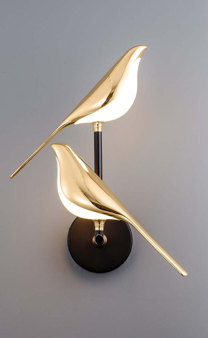 Modern Bird Wall Light with Magnetic Feature