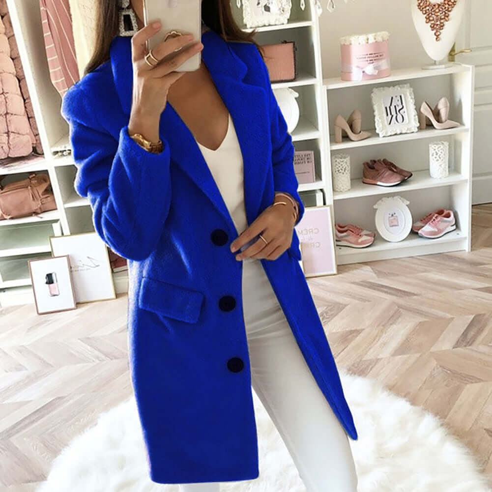 Women's Double Breasted Wool Coat