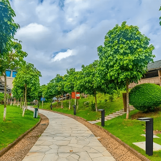 Solar Garden Light, Outdoor LED Lamp, 4W, Warm White