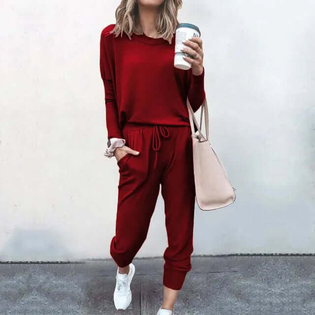 Women's Loose Tracksuit Set for Casual Comfort