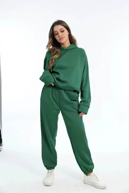 Women's Oversized Two-Piece Tracksuit Set