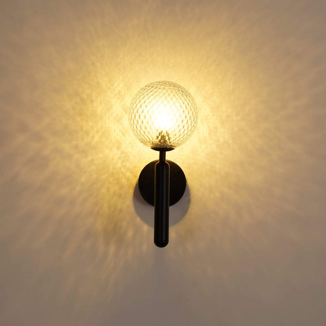 Modern Glass Wall Sconce - Elegant Lighting Fixture