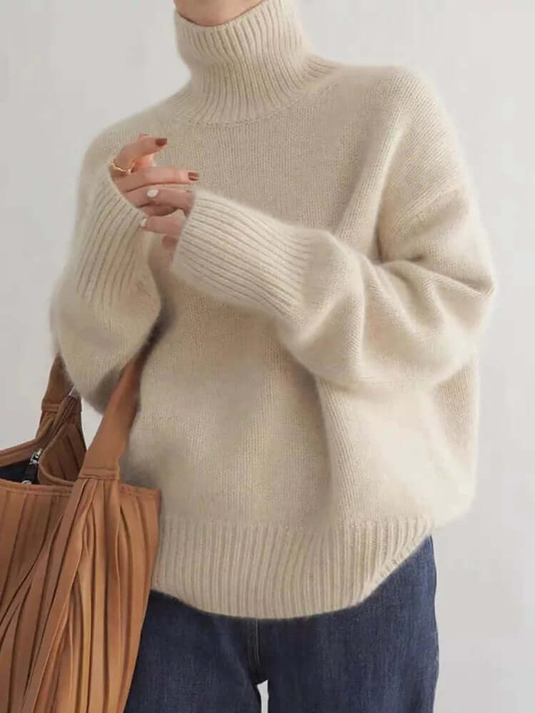 Women's High Collar Sweater