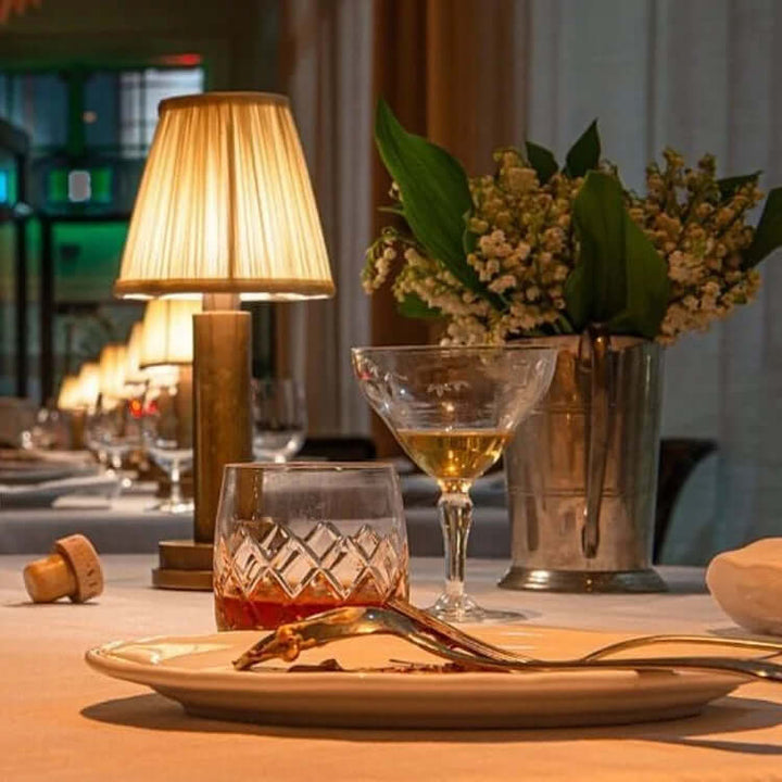 Cordless LED Metal Table Lamp