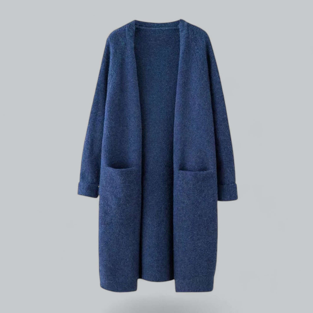 Women's Cashmere Blend Knitted Oversized Cardigan