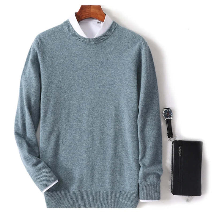 Men's Soft Knit Crew Neck Sweater
