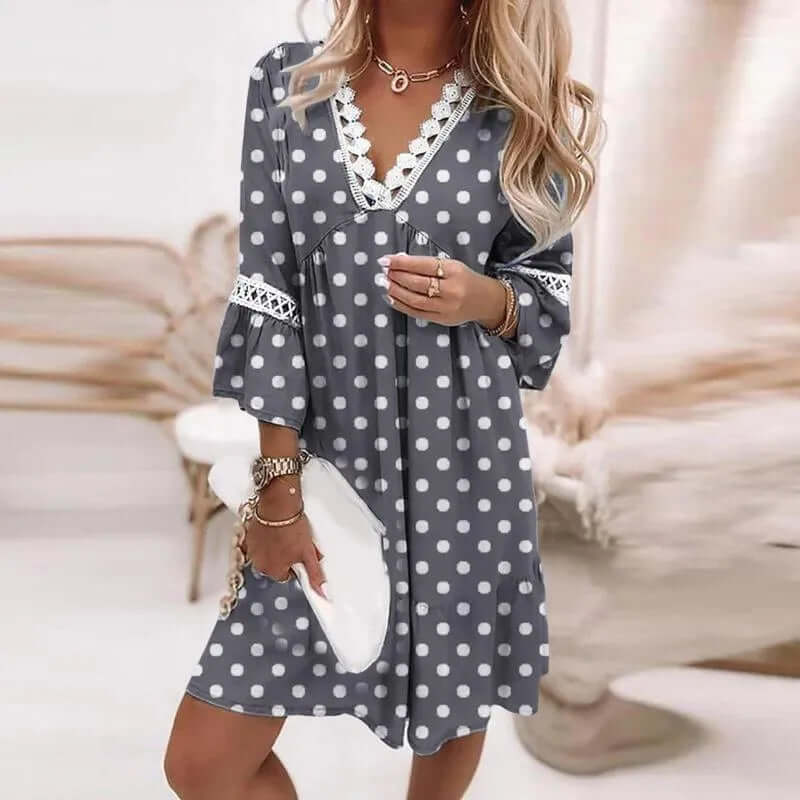 Floral V-Neck Dress