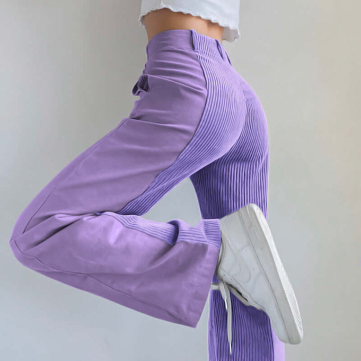 Women's High-Waisted Wide Leg Trousers