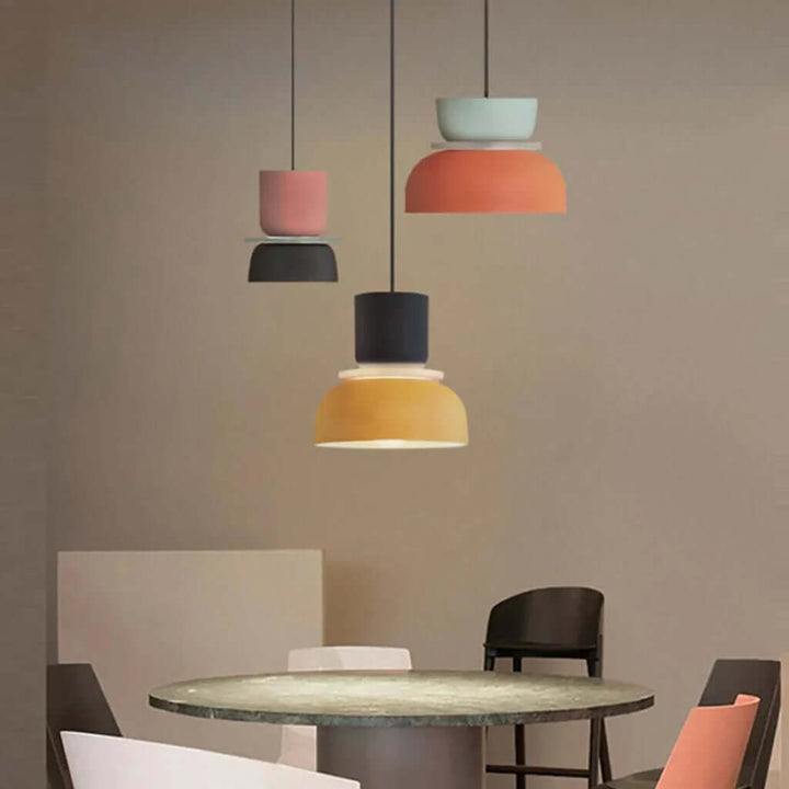 Color Block Nordic Pendant Light