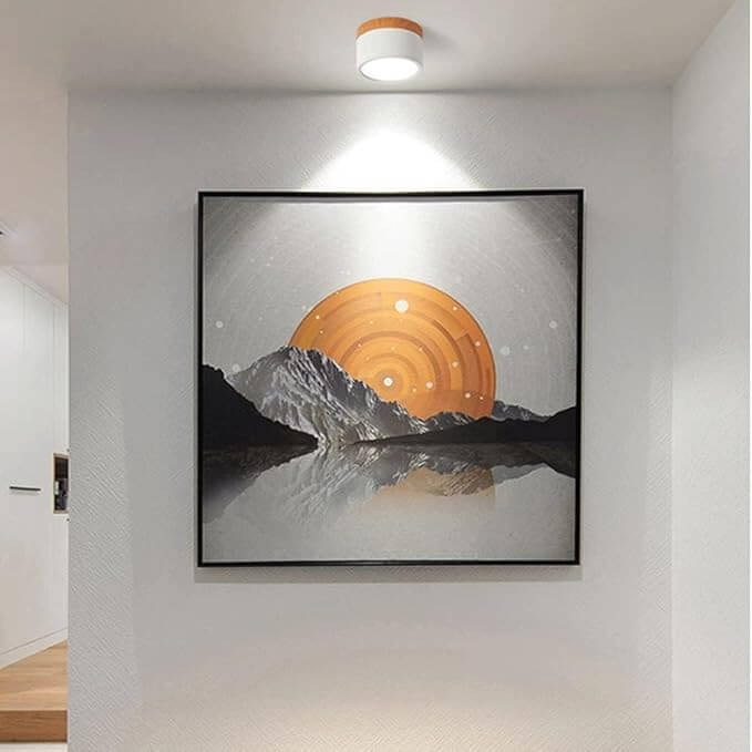 Modern Cylinder LED Ceiling Light for Hallways