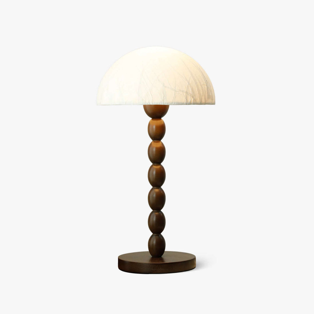Wooden Table Lamp with Rice Paper Shade 30cm