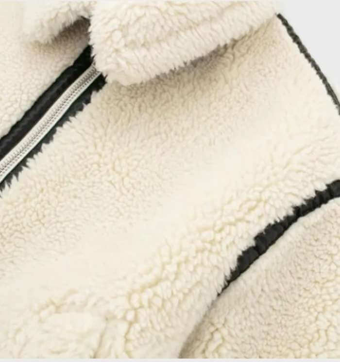 Women's Oversized Fleece Zip Jacket