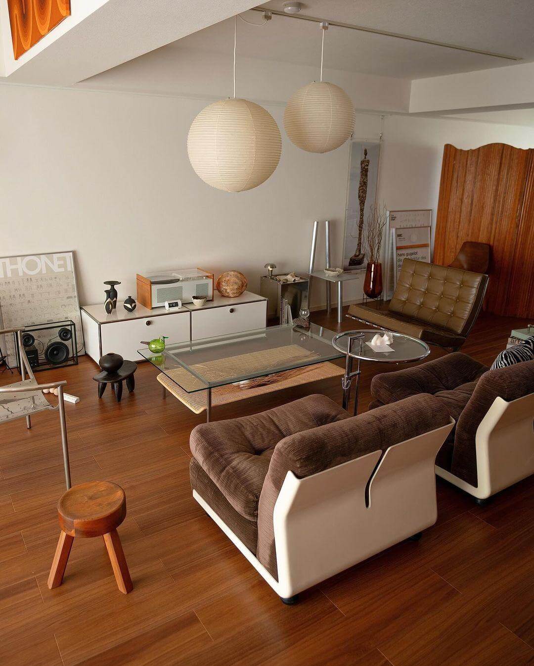 Japanese Cotton Paper Pendant Lamp with Steel Wire