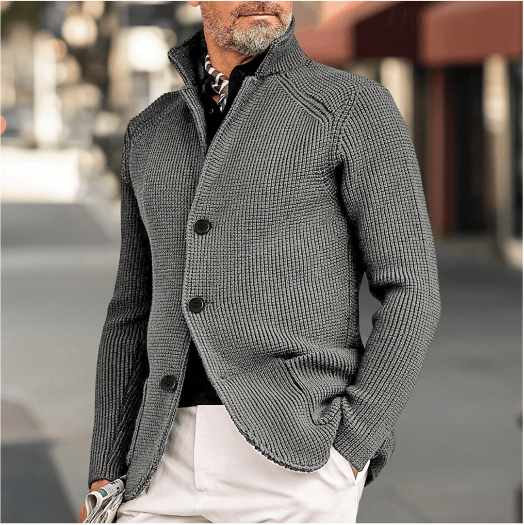 Men's Knit Cardigan Sweater - Comfortable & Stylish