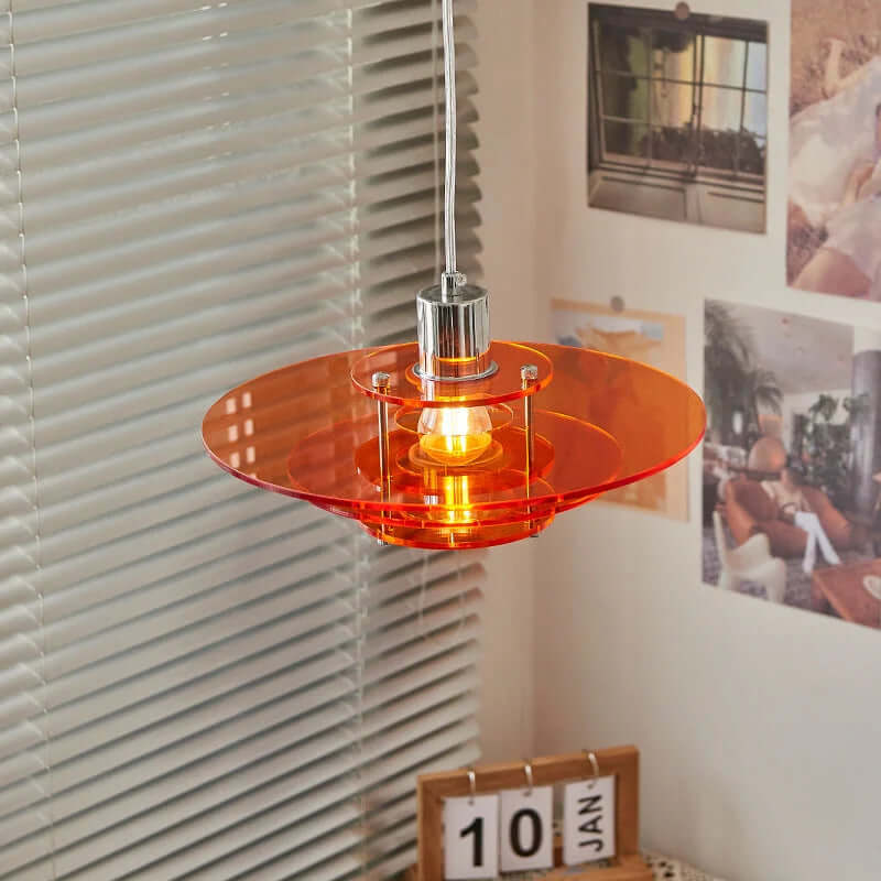 Modern Acrylic UFO Pendant Light