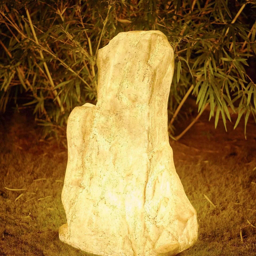 Stone Look Outdoor Lamp