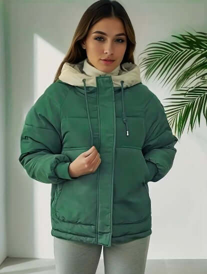 Women's Fleece-Lined Hooded Jacket
