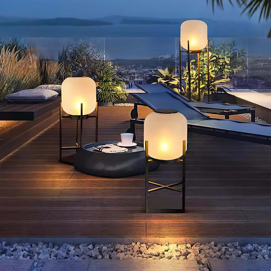 Solar Outdoor Floor Lamp Lantern