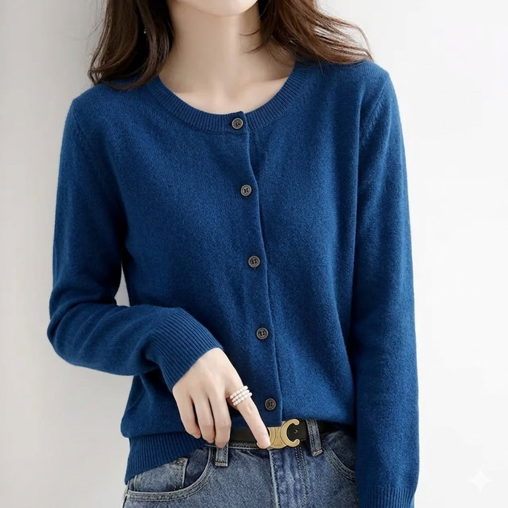 Women's Soft Button-Up Cardigan